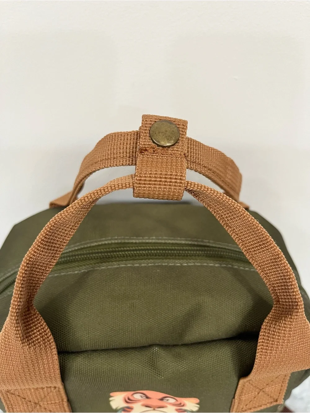 Disney Loungefly Talespin Iconic 90's cartoon mini backpack olive green canvas